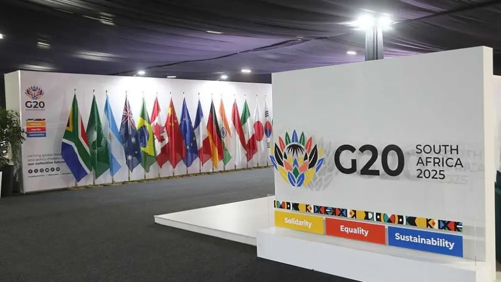 Leaders adopt a declaration at the start of South Africa's G20 summit despite US opposition