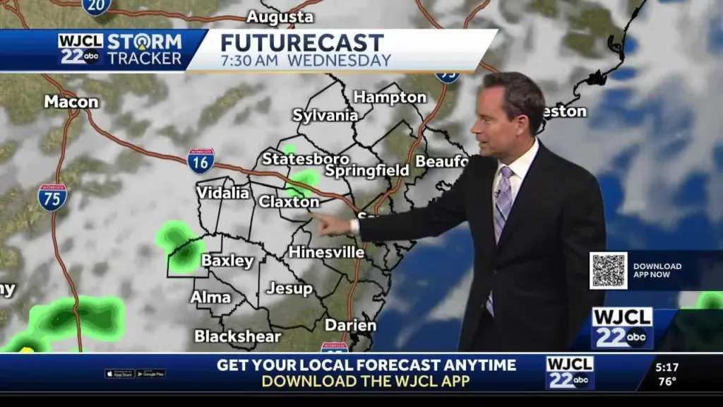 A cold front arrives Wednesday, the cooler temperatures you can expect for Thanksgiving Day