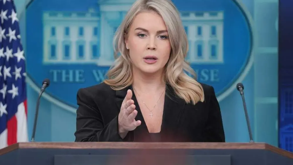 Woman with family connection to White House press secretary arrested by ICE