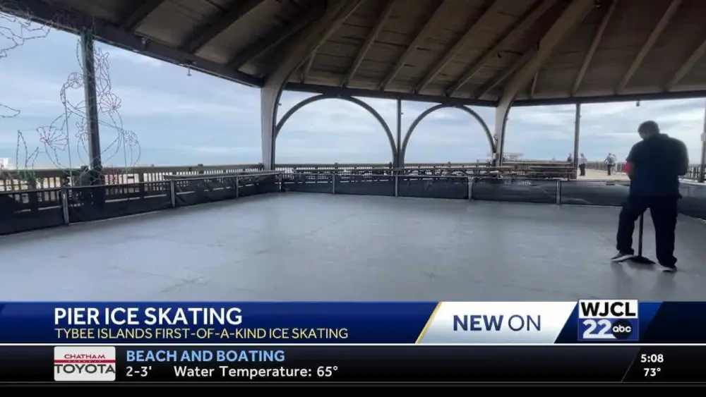 'Skate by the Sea' brings free ice skating, sparks Tybee Island's holiday festivities