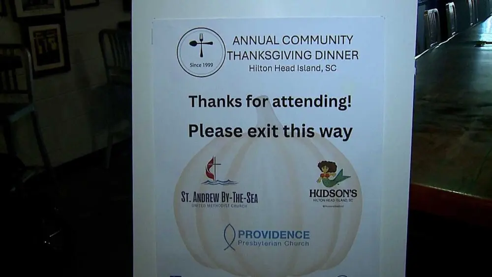 'It's just a blast': Hilton Head Community Thanksgiving Dinner