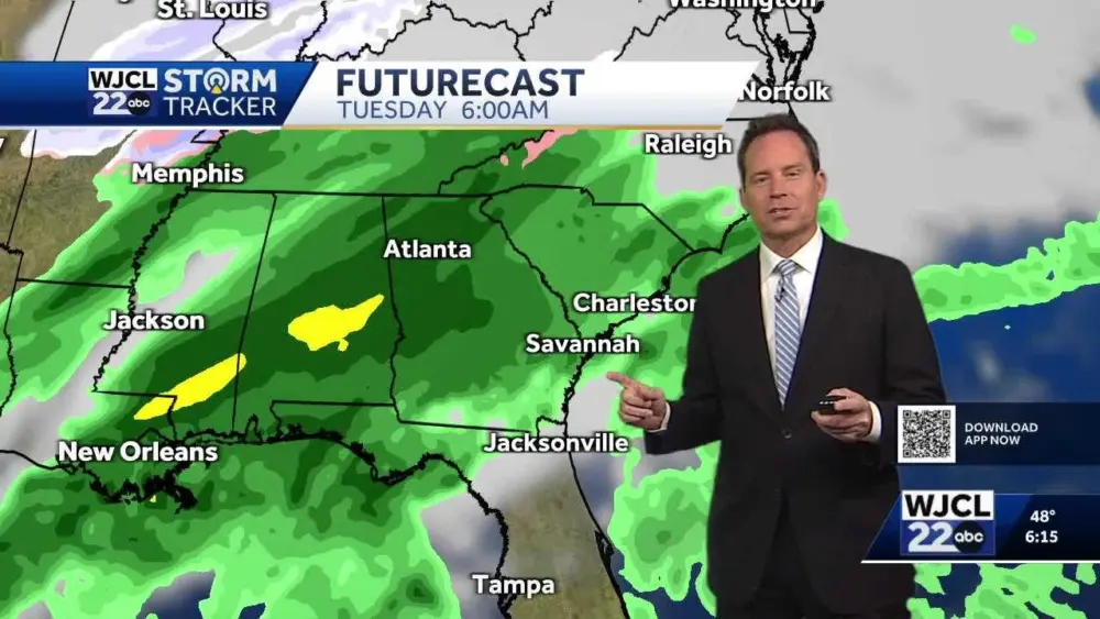 Rain chances increase to start December...the latest for SE Georgia, Lowcountry