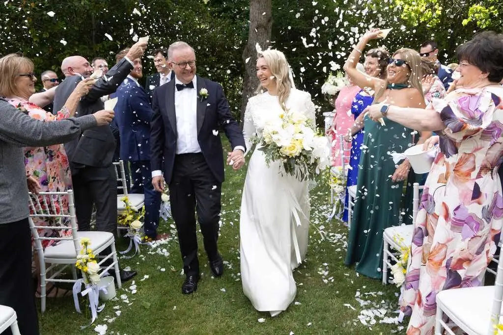 Australian prime minister Albanese becomes the first ever to marry in office