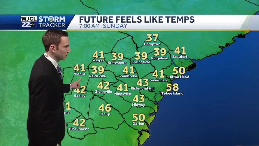 Chilly start on Sunday, milder temperatures return in the afternoon