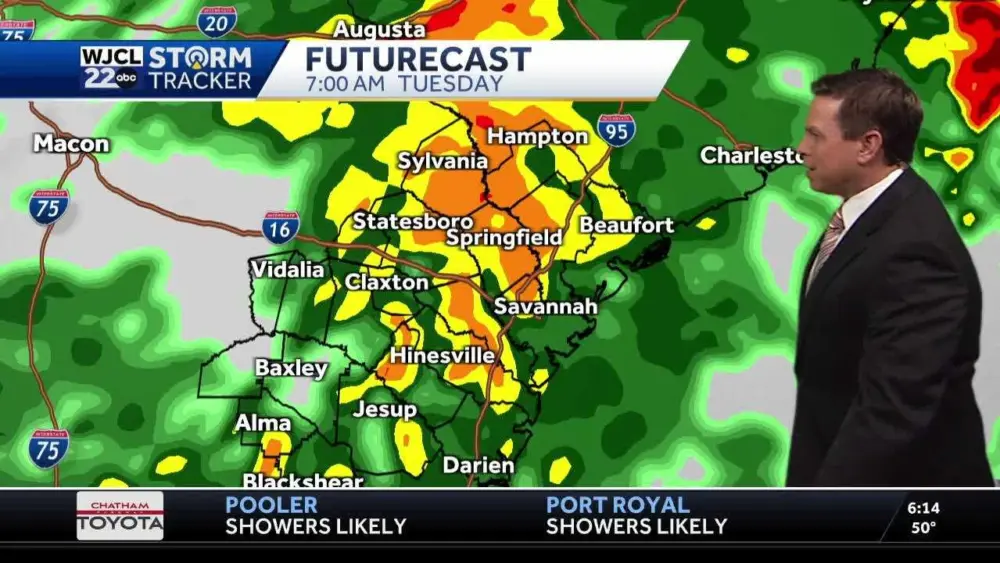 Dry weather tomorrow more rain late this week