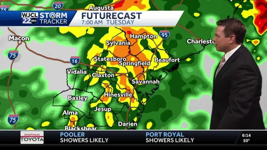 Dry weather tomorrow more rain late this week