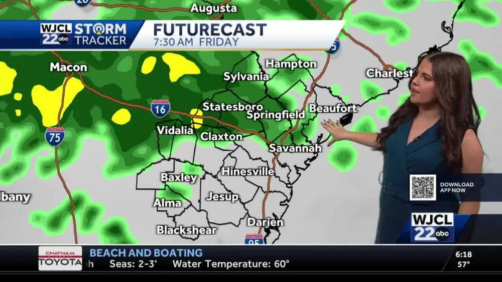 Dry for the middle of the week but widespread showers return for the weekend