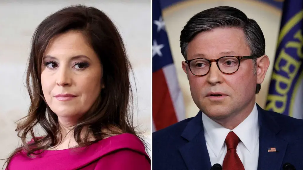 Stefanik and Johnson in public spat over 2016 Russia probe provision, complicating defense bill vote