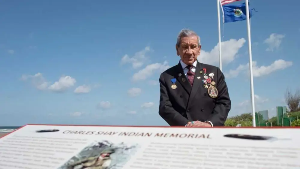 D-Day veteran Charles Shay, who saved lives on Omaha Beach, dies at 101 in France