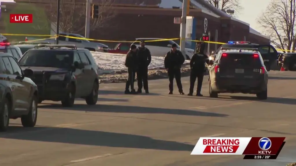 Three Nebraska police officers shot, suspect dead after incident at gas station