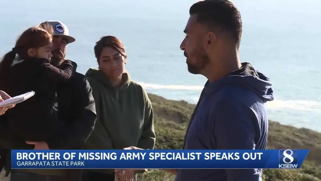 'We are not giving up,' Family continues search for missing Army specialist off California coast