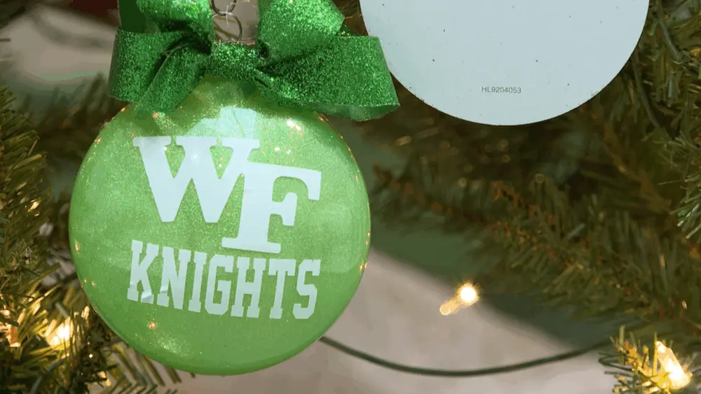 Windsor Forest High School receives donation of 12-foot Christmas tree