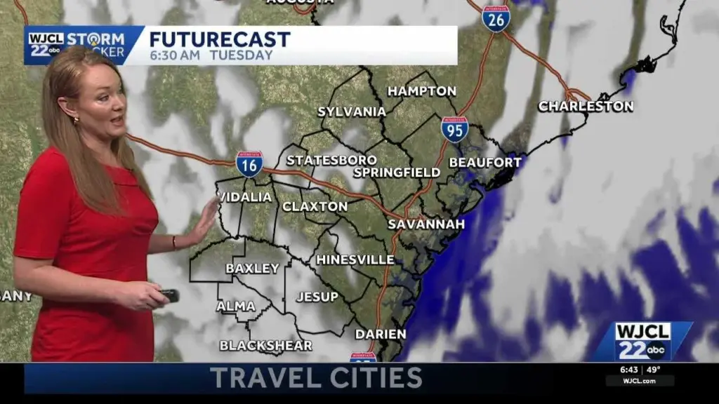 Another rainy afternoon expected in Savannah