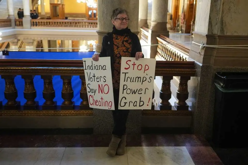 Indiana Republicans block Trump’s redistricting push in a rare break with the president