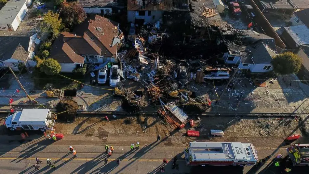 Gas explosion in San Francisco Bay Area damages homes, 6 taken to hospitals