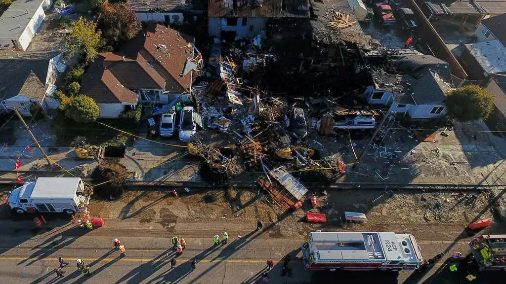 Gas explosion in San Francisco Bay Area damages homes, 6 taken to hospitals