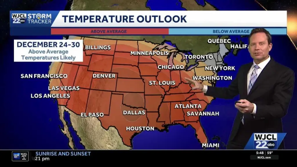 Tracking rain timing for Thursday & a Christmas week warm-up for Southeast Georgia, Lowcountry