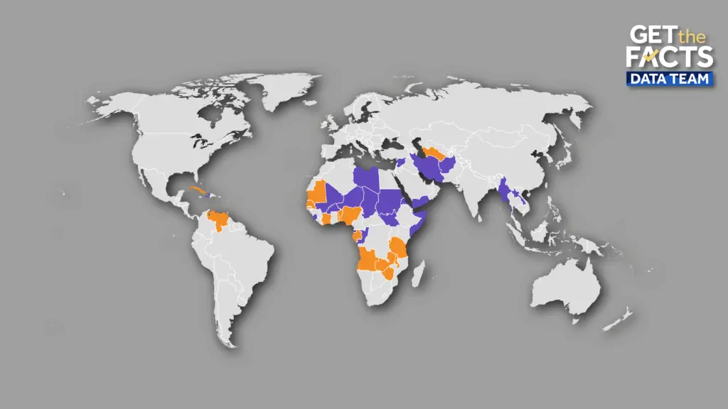 President Trump expanded the travel ban to five more countries. Here's where