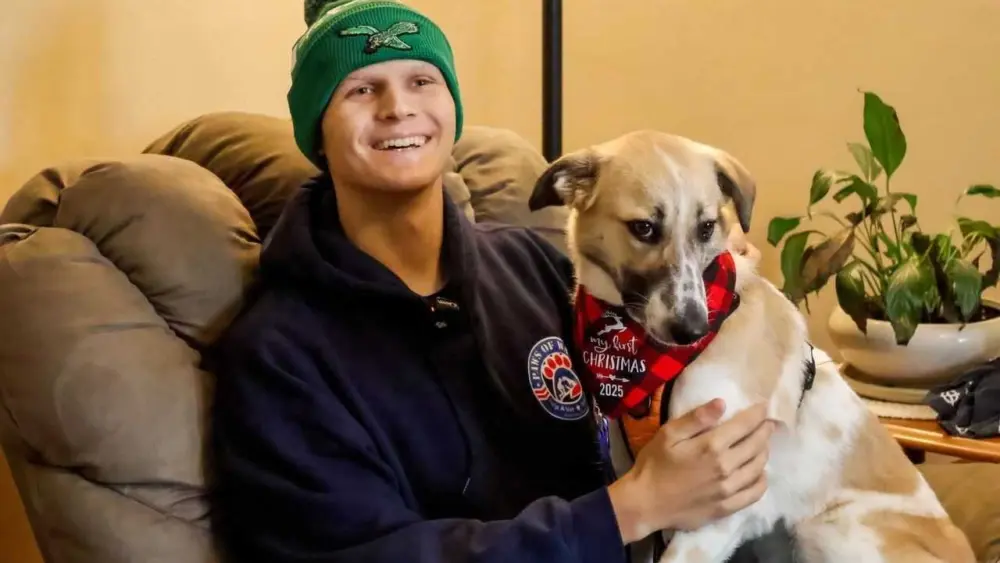 News We Love: This soldier saved a puppy in the Middle East — Now she's saving him