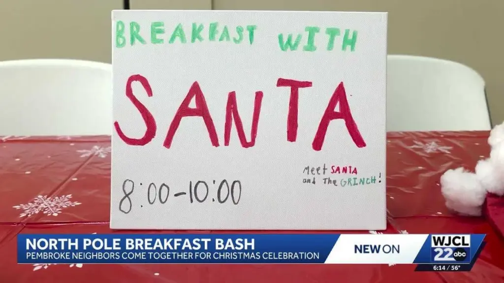 Neighbors gather in Pembroke for North Pole Breakfast Bash