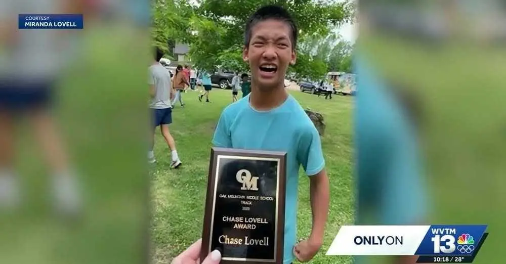 A young man's journey from Chinese orphanage to high school track star