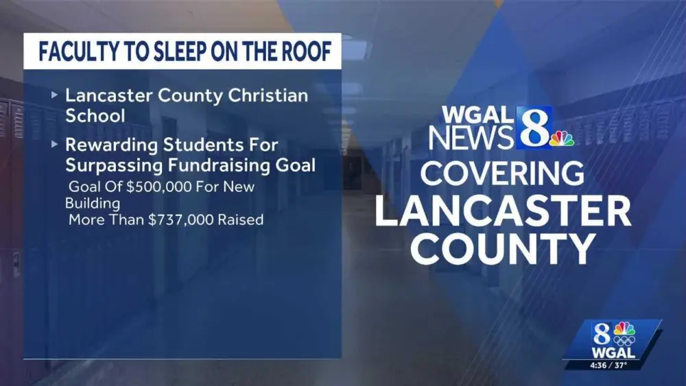 News We Love: School faculty sleep on roof after fundraising success