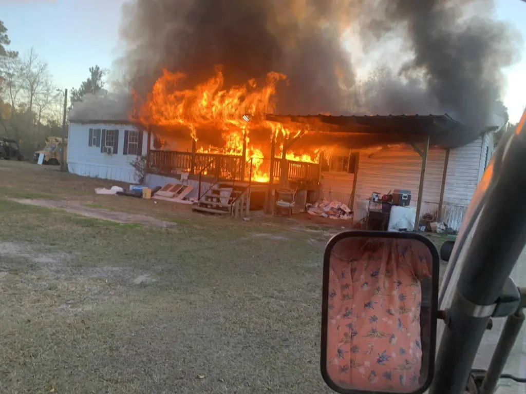 House fire in Claxton kills 6 dogs and forces family out of home