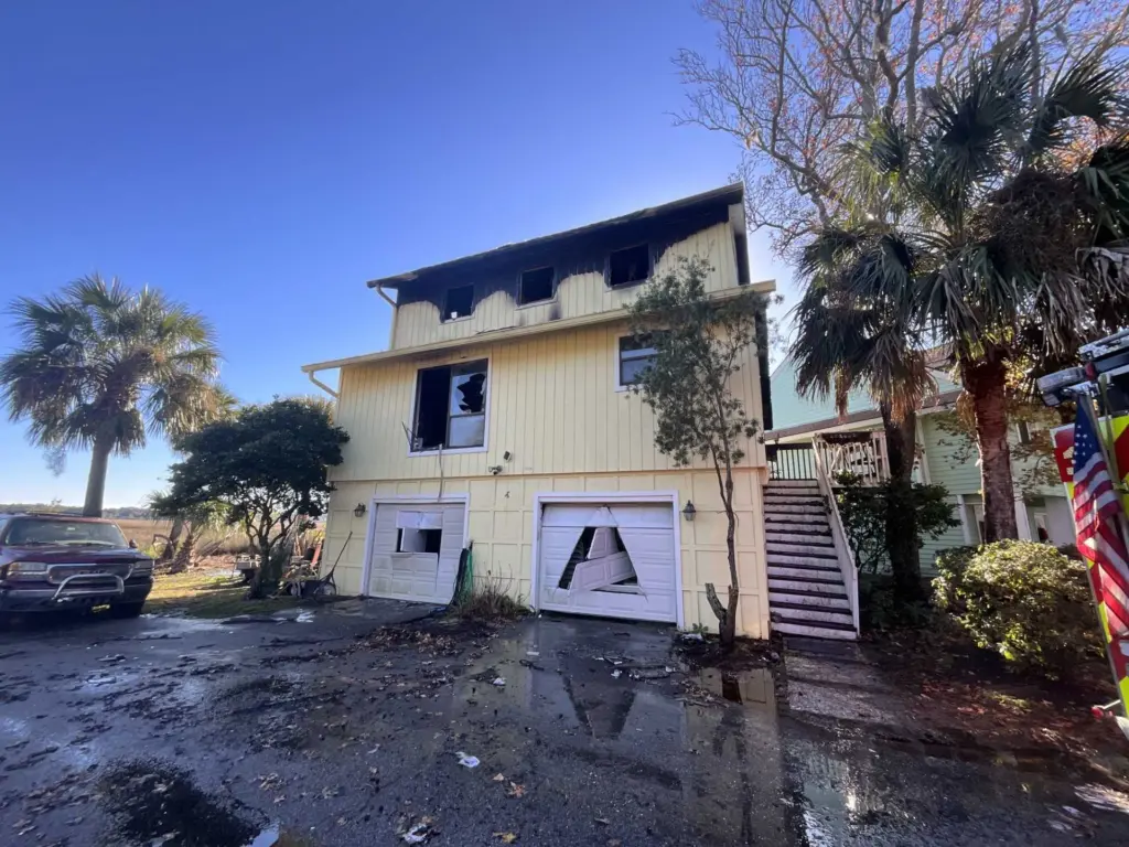 Two-story house fire displaces Hilton Head Island family