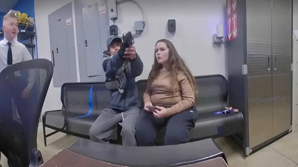 Bodycam video shows Ohio shoplifting suspect pulling gun on police officer