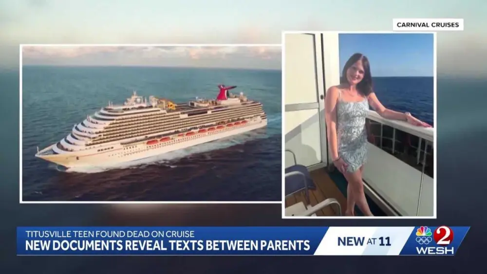 New court documents reveal family texts after Florida teen found dead on cruise ship