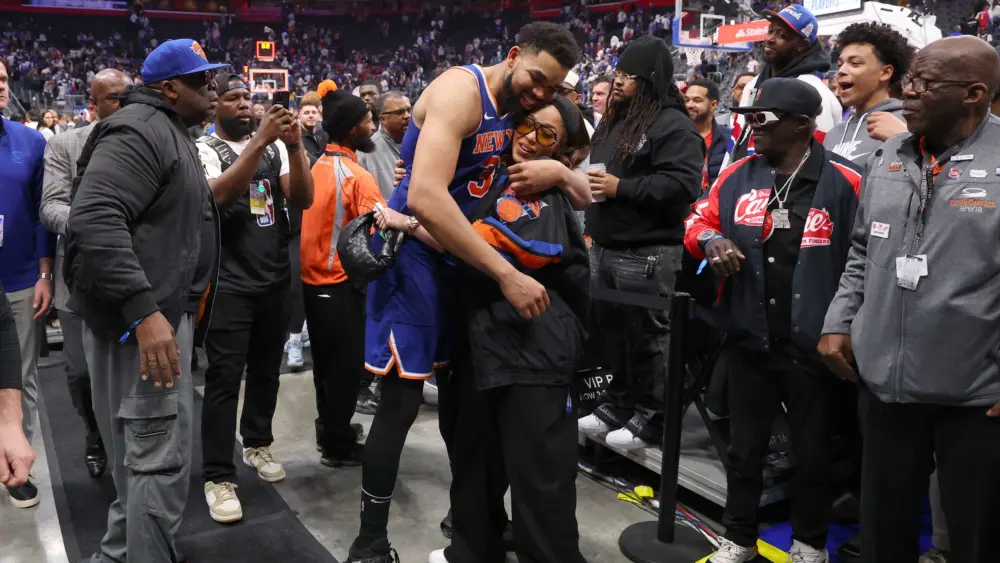 New York Knicks star Karl-Anthony Towns and influencer Jordyn Woods are engaged
