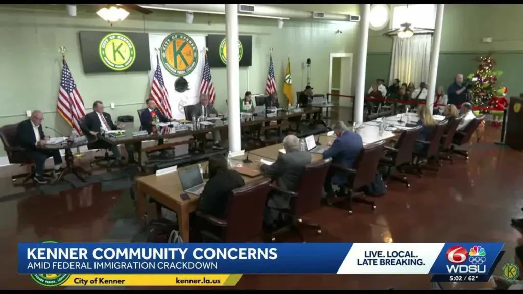 Louisiana residents pack council meeting over immigration operation