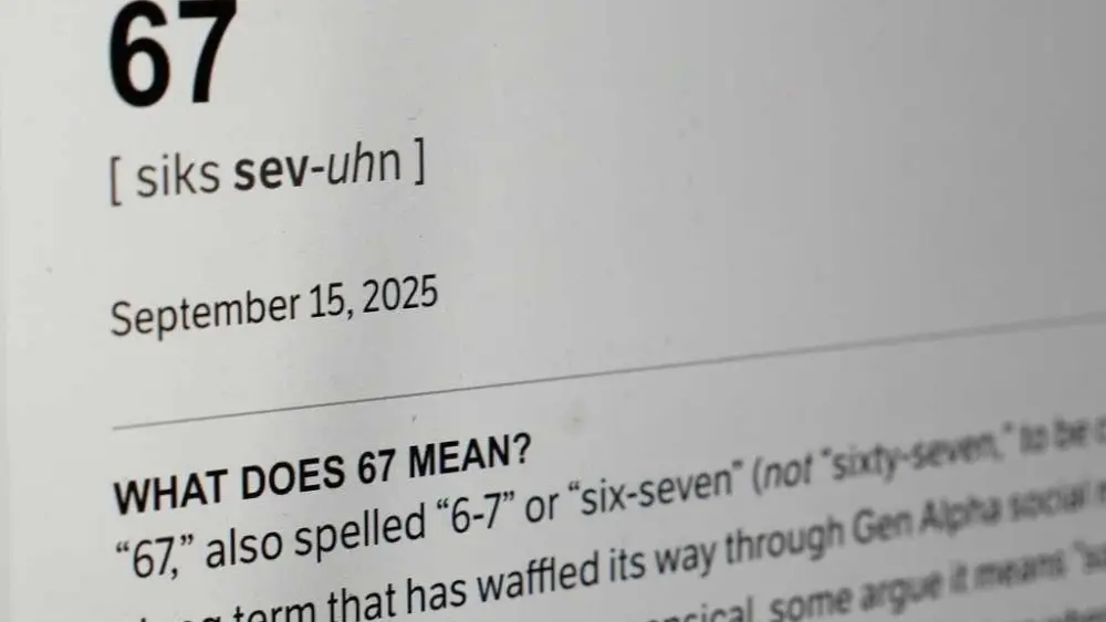 Viral '6-7' tops 2025 list of overused words and phrases