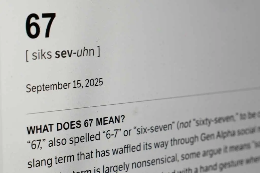 Viral '6-7' tops 2025 list of overused words and phrases