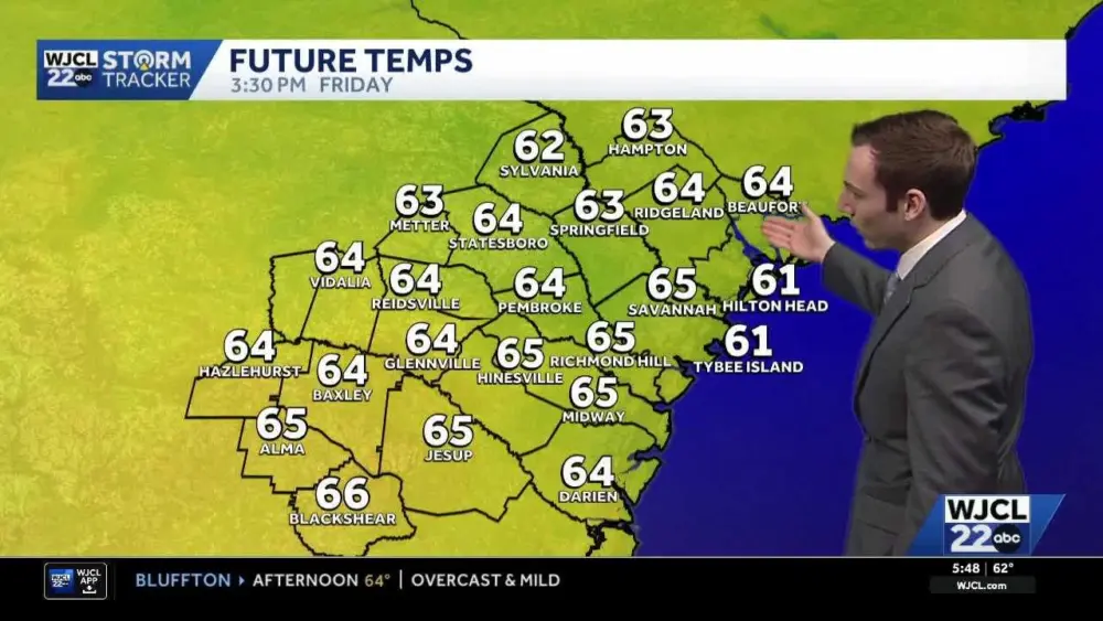 Pleasant end to the holiday week for Southeast Georgia and the Lowcountry