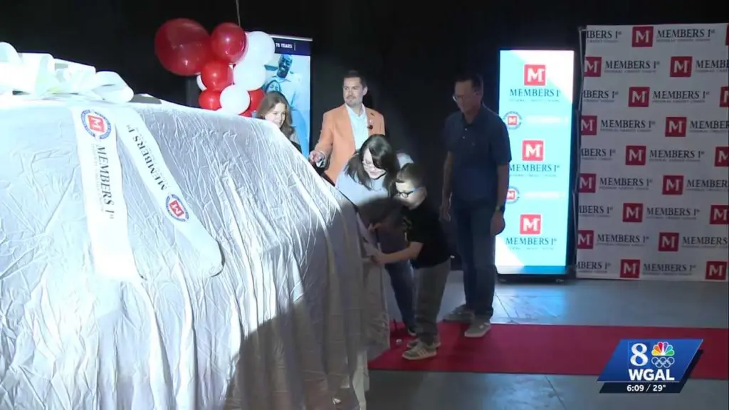 'On a path to health': Special family is gifted a new car