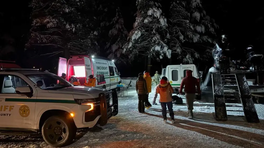 Snowmobiler killed by avalanche in California's Sierra Nevada