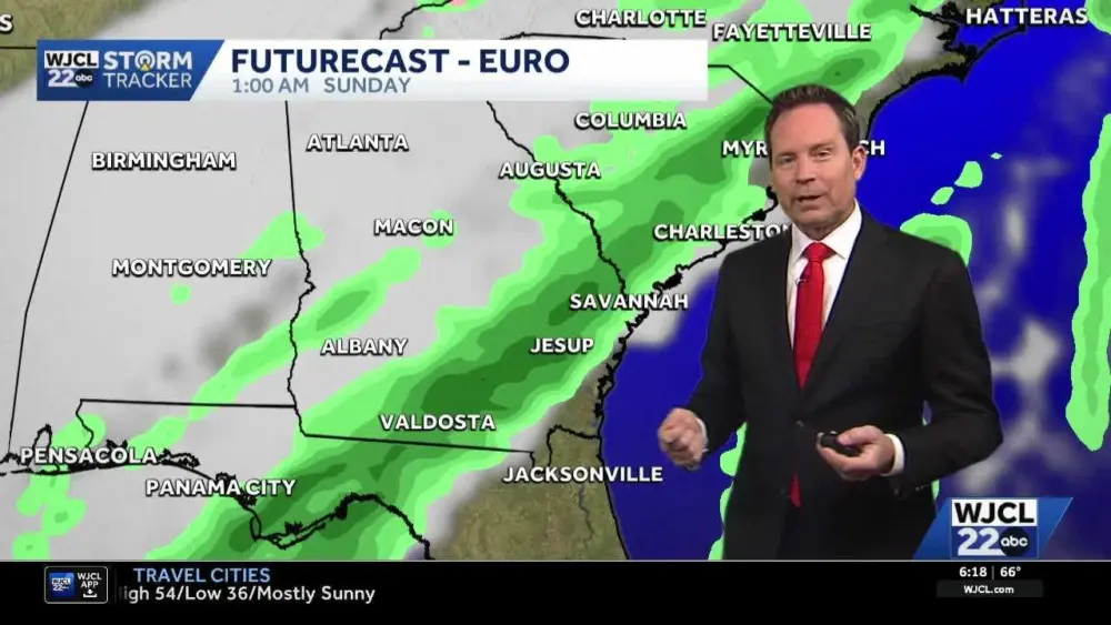 Tracking mild temperatures and the next chance of rain for the Savannah area