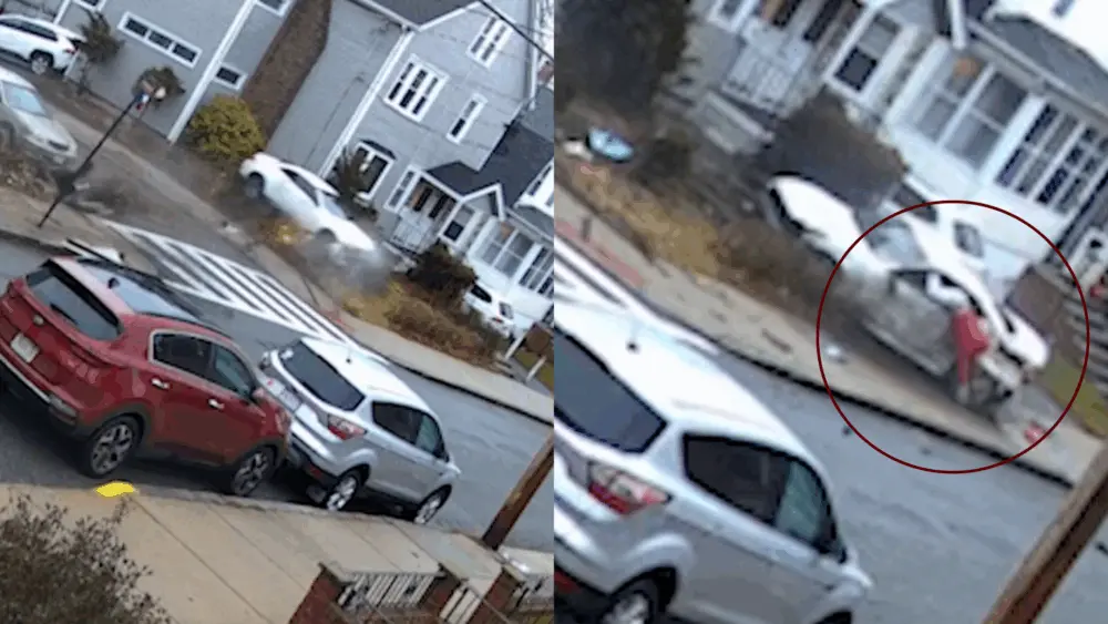 Ring video captures moment driver flies out window in shocking Massachusetts crash