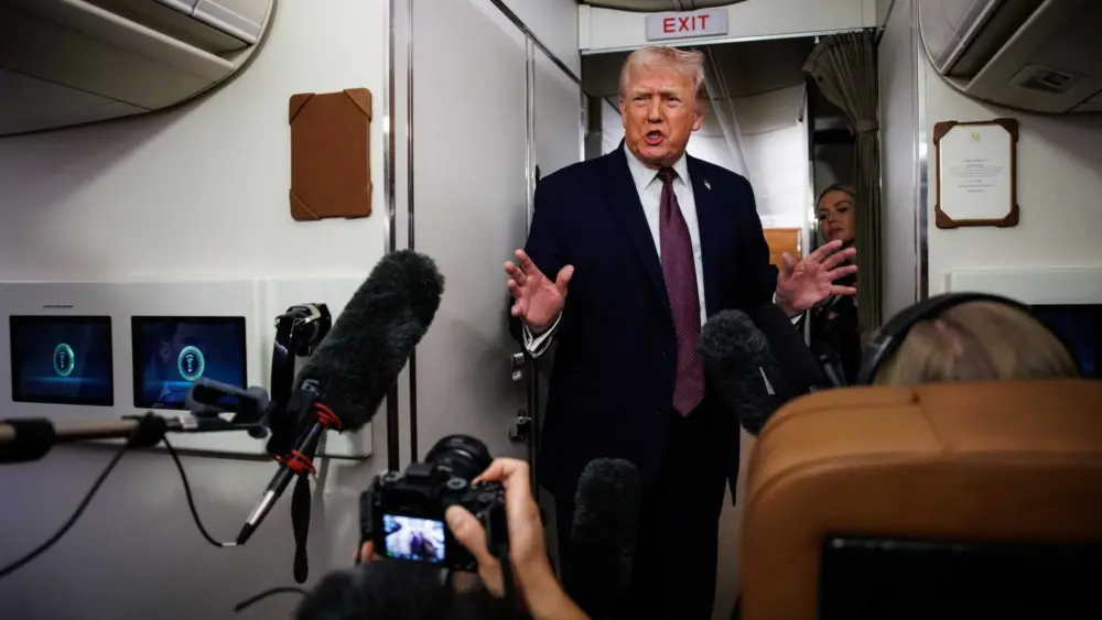 President Trump threatens Iran with tariffs and airstrikes as protests turn deadly