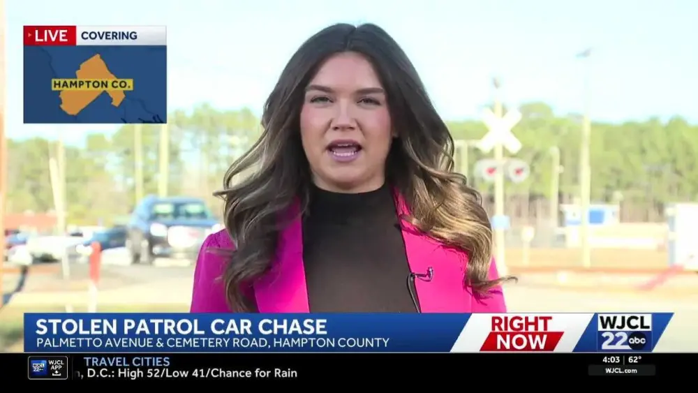 Stolen patrol car sparks high-speed chase in Hampton County; suspect arrested, 2 deputies injured