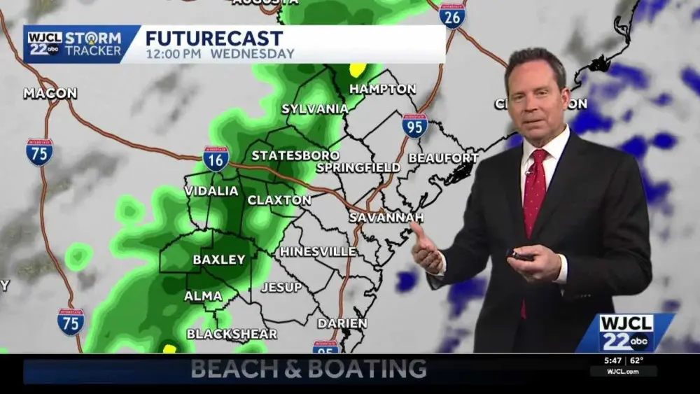 Cold front set to deliver a few showers, big temperature drop in Southeast Georgia, Lowcountry