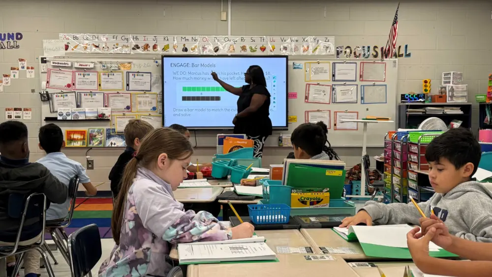 Second-grade joy: Brittany Singleton inspires young learners at West Chatham Elementary