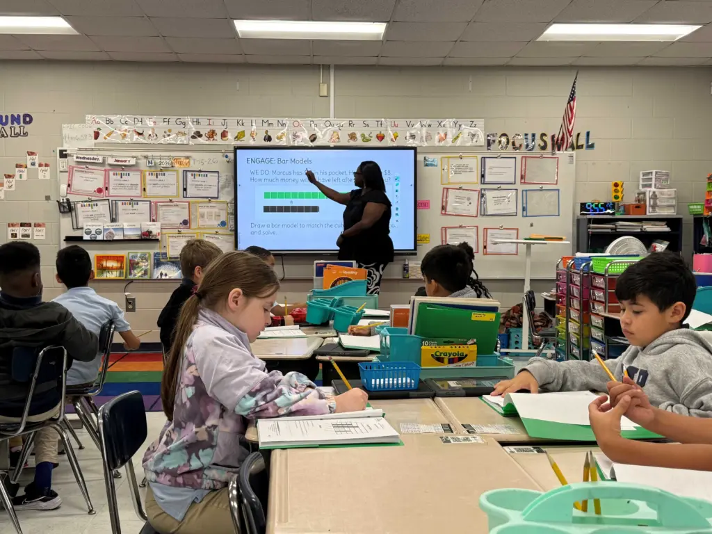 Second-grade joy: Brittany Singleton inspires young learners at West Chatham Elementary
