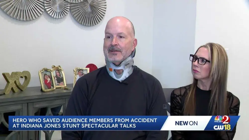 Disney cast member hurt stopping runaway prop at Indiana Jones show explains split-second decision