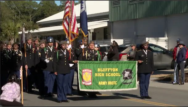 Bluffton students take the lead at 41st annual MLK Day march