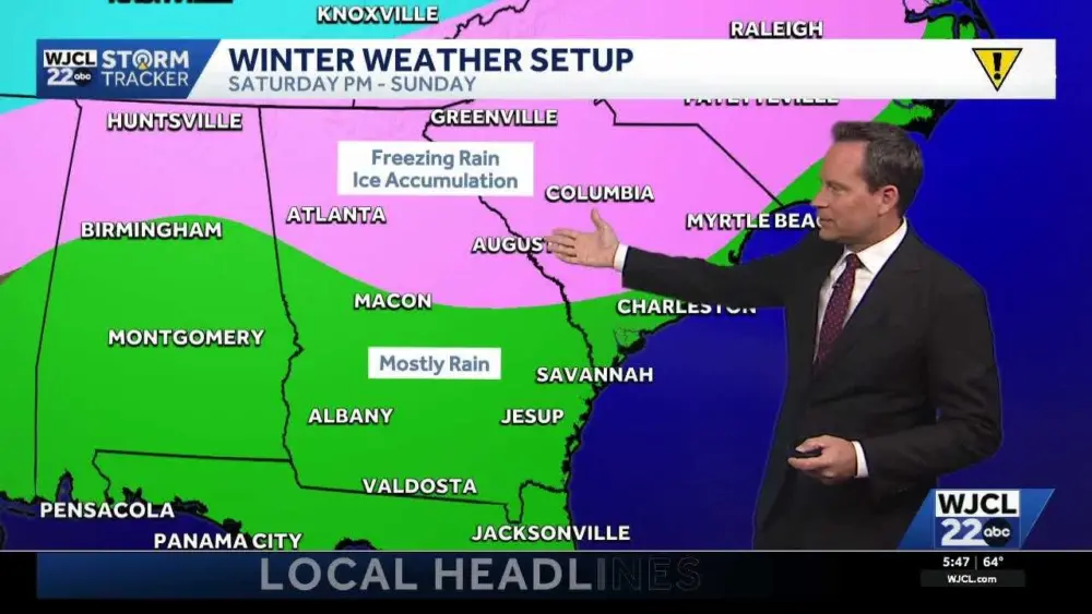 Winter storm to impact the Southeast...what you can expect in South Georgia, Lowcountry