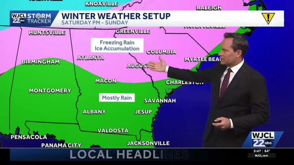 Winter storm to impact the Southeast...what you can expect in South Georgia, Lowcountry