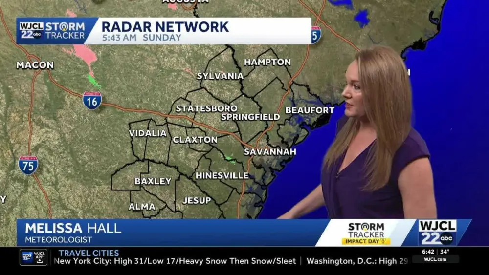 IMPACT DAY: Winter Weather for many across the country, but thunderstorms possible for Savannah