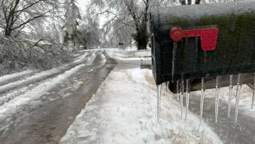 Ice from winter storm leaves a million customers without power across the South